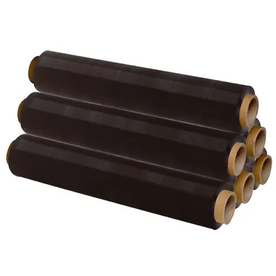 Film étirable manuel noir tri-couches 17µ 45cm x 270m - Film palette - Film noir - L'unité - Films étirables manuels-1