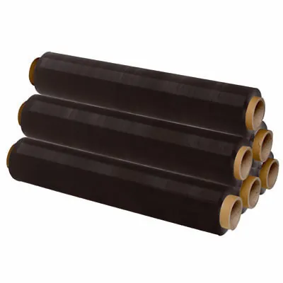 Film étirable manuel noir tri-couches 17µ 45cm x 270m - Film palette - Film noir - L'unité - Films étirables manuels-2