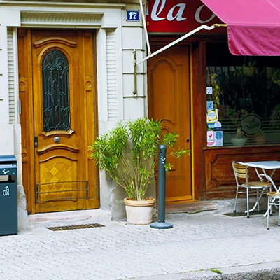 Cendrier tubulaire sur pied 3L ø 30 x H 105 cm - Cendriers professionnels-3