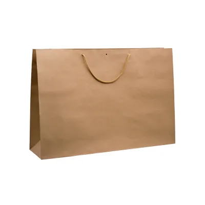 Sacs kraft Luxe - 72 + 18 x H 49 cm - par 10 - Sacs kraft luxe