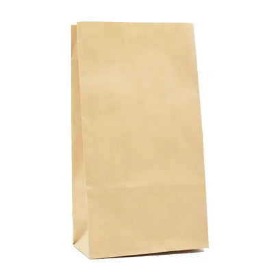 Sac SOS kraft brun 13 + 7 x 24 cm, paquet de 250 - Sacs SOS