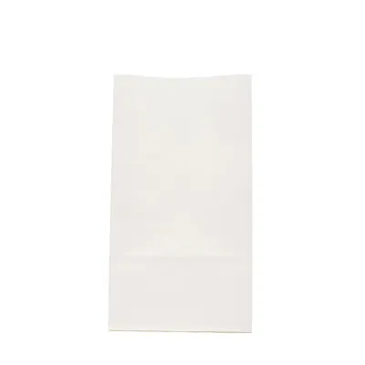 Sac SOS kraft blanc 13,5 + 7 x 24 cm, paquet de 250 - Sacs SOS-1