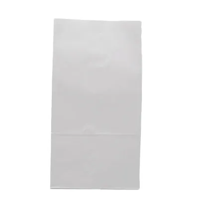 Sacs SOS kraft blanc 19+12x36 cm – Paquet de 250 – Papier 75 g/m² - Sacs SOS