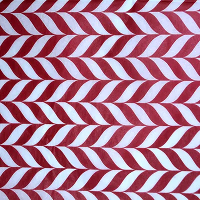 Papier de soie rouge et blanc 17g/m²  50x70 cm – Paquet de 120 feuilles - Papiers de soie