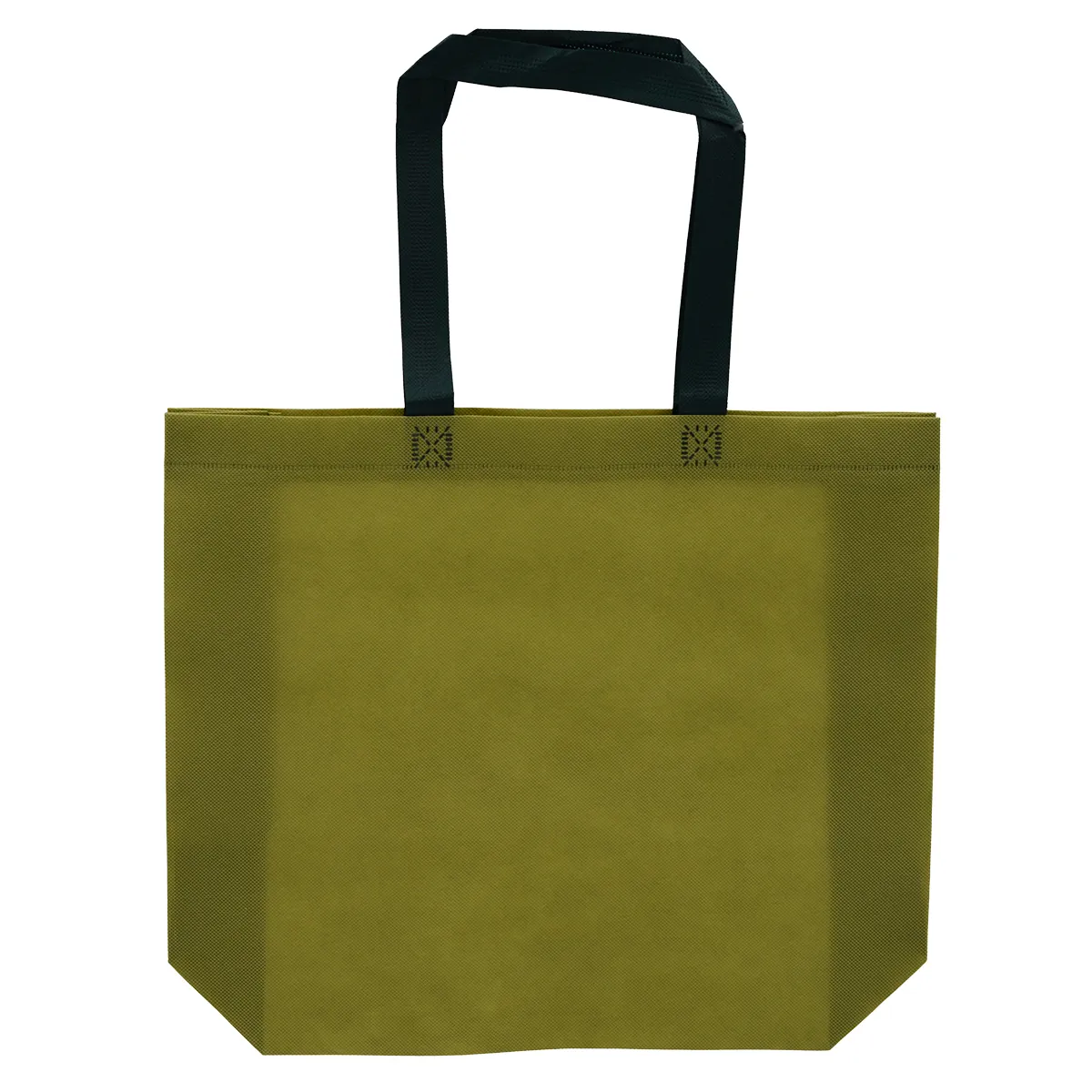 Sac cabas polypropylène non tissé kaki 40+10x30 cm - Sacs non tissés-2