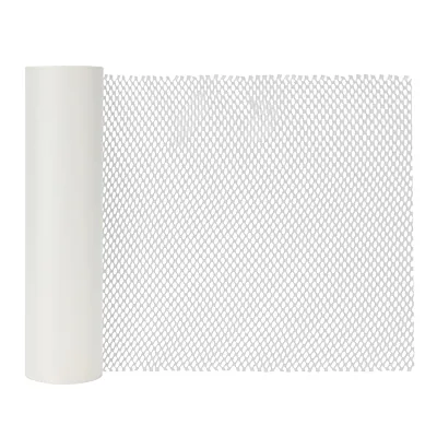 Papier de calage alvéolé Nid d'abeille blanc, 50 cm x 30 m - Kraft, carton ondulé