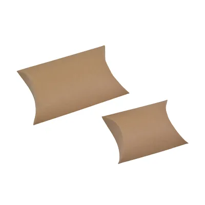 Boîte berlingot kraft brun 7 x 7 x 3 cm – Paquet de 100 - Boites berlingots-1