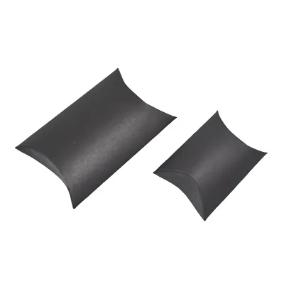 Boîte berlingot kraft noir 7 x 7 x 3 cm – Paquet de 100 - Boites berlingots-1