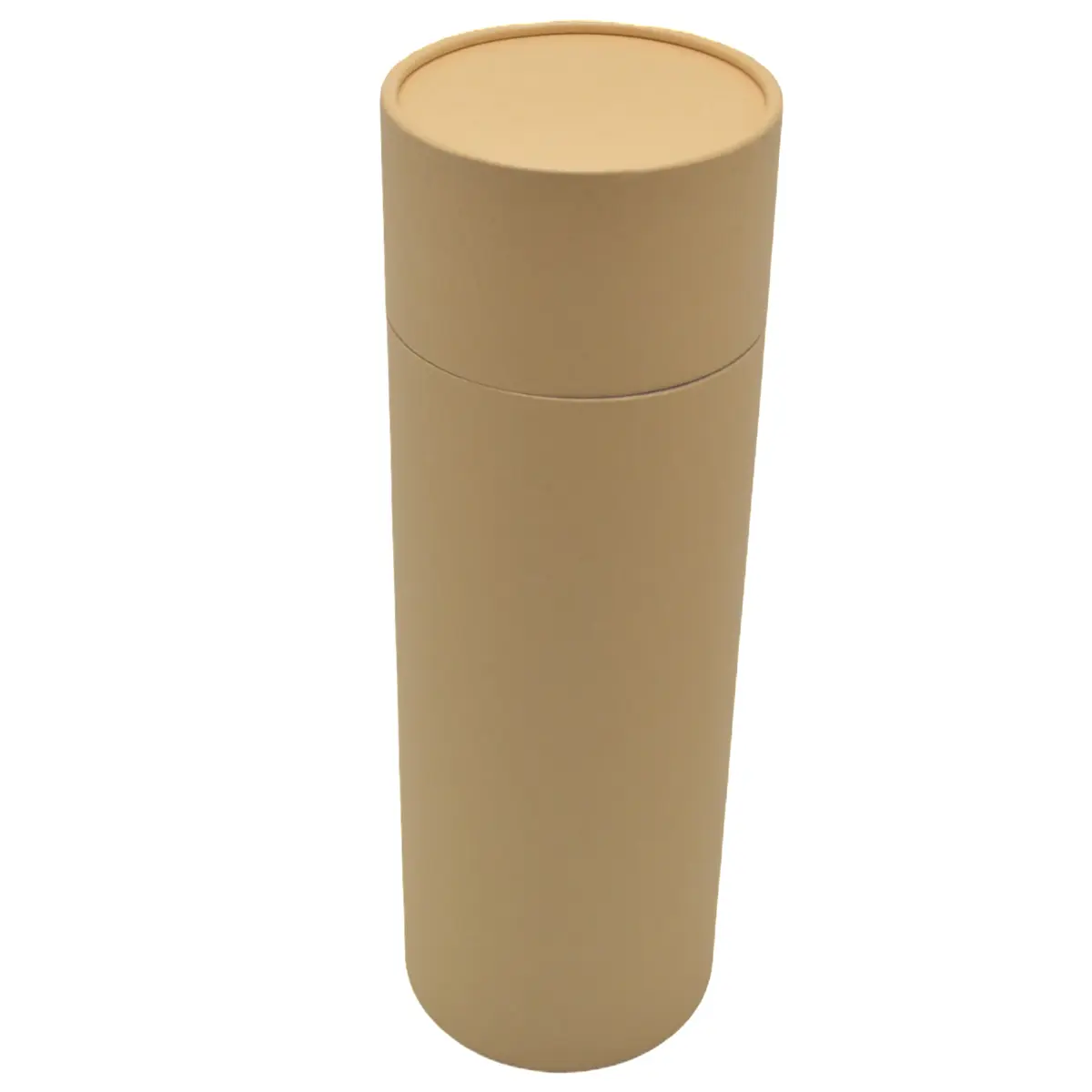 Boîte cylindrique carton kraft 2200 ml ø 10 x H 30 cm – Boîte ronde carton - Tube carton - Brun - Lot de 4 - Boites cloches