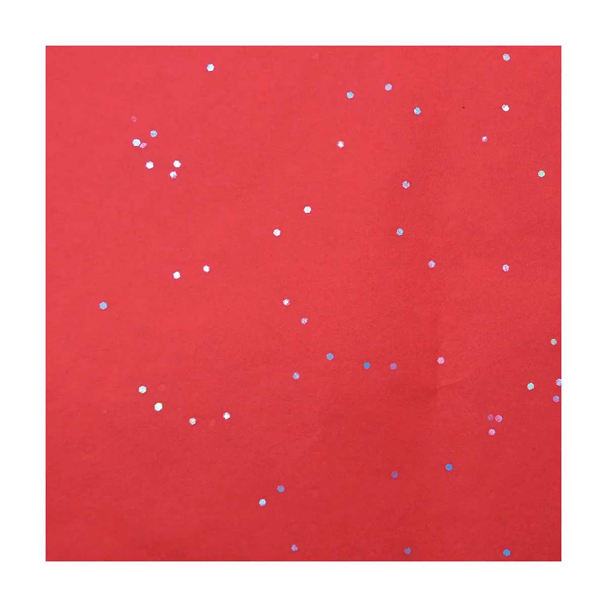 Papier de soie rouge pailleté 50 x 75 cm 17g/m² – Feuille de soie décorative - Rame de 240 - Papiers de soie