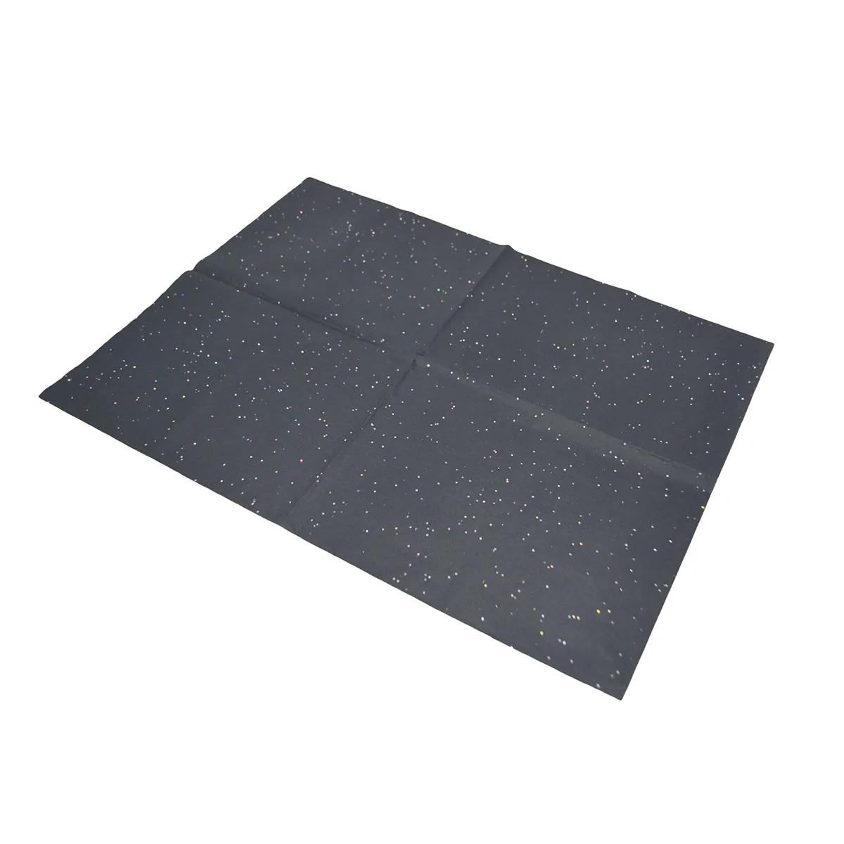 Papier de Soie Noir Pailleté 50x75 cm - Paquet de 240 feuilles - Papiers de soie-1