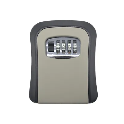 Boîte à clés murale sécurisée à code 4 chiffres - Alliage Aluminium - Boîtes à clés et cadenas