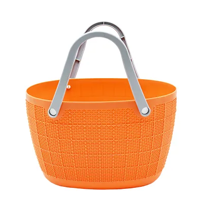Panier libre-service orange 17 litres - Paniers libre-service et chariots