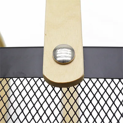 Panier libre-service métal mesh rectangle - 13 litres - Paniers magasin-5