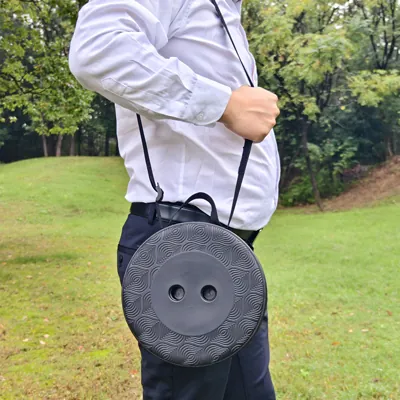 Tabouret télescopique pliant noir plastique Ø25cm H45cm, coussin intégré - Tabourets marchepieds-8