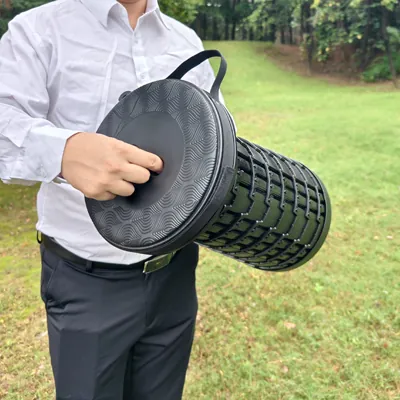 Tabouret télescopique pliant noir plastique Ø25cm H45cm, coussin intégré - Tabourets marchepieds-9