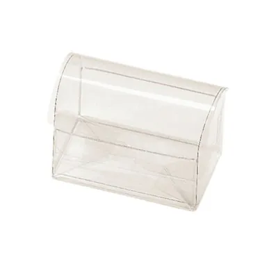 Ballotin transparent 13 x 9 x 9,5 cm PVC - Ballotin chocolats vide - Lot de 10 - Ballotins chocolats