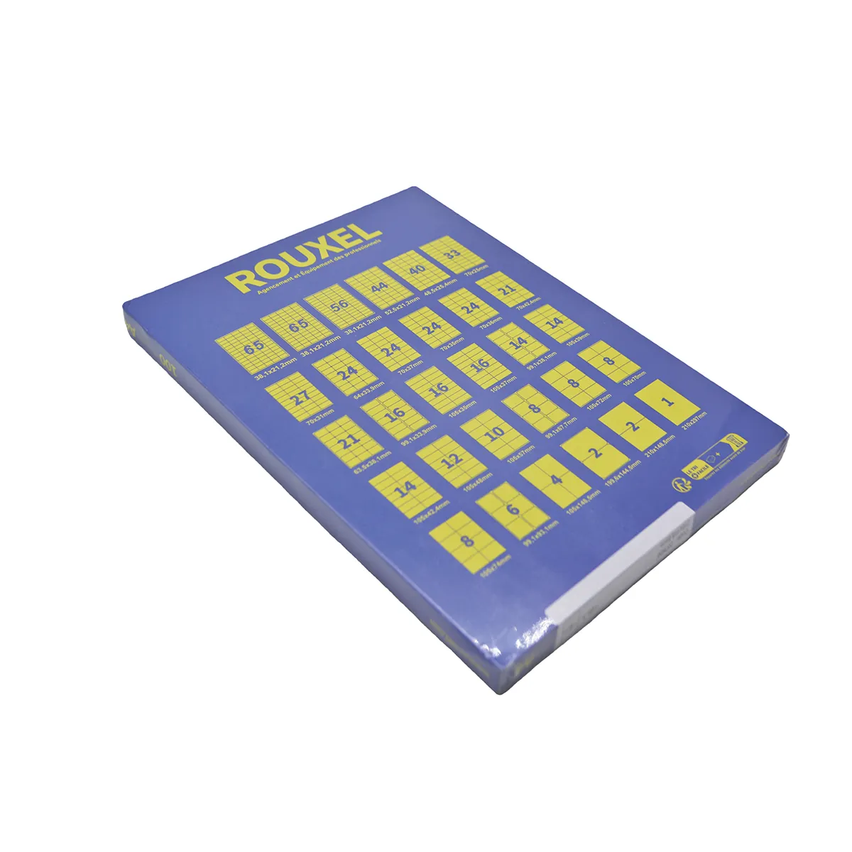 Étiquettes Adhésives Permanentes Blanc A5 (148x210 mm) - Paquet de 200 - Étiquettes adhésives neutres-1