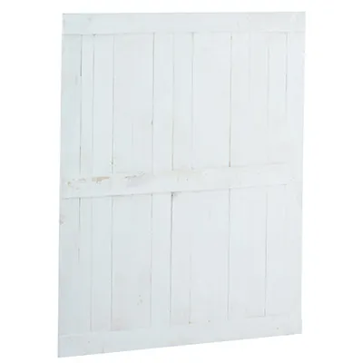 Panneau bois pour gondole Blanc camarillo 96,2 x 120 cm, ép.18 mm - Fond plein - Fonds Bois