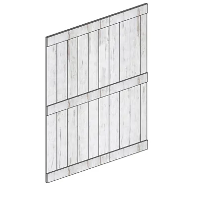 Panneau bois pour gondole Blanc camarillo 96,2 x 120 cm, ép.18 mm - Fond plein - Fonds Bois-2