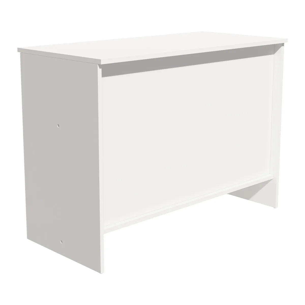 Comptoir d'accueil blanc craie 120 x 52 x 88 cm - Comptoirs One
