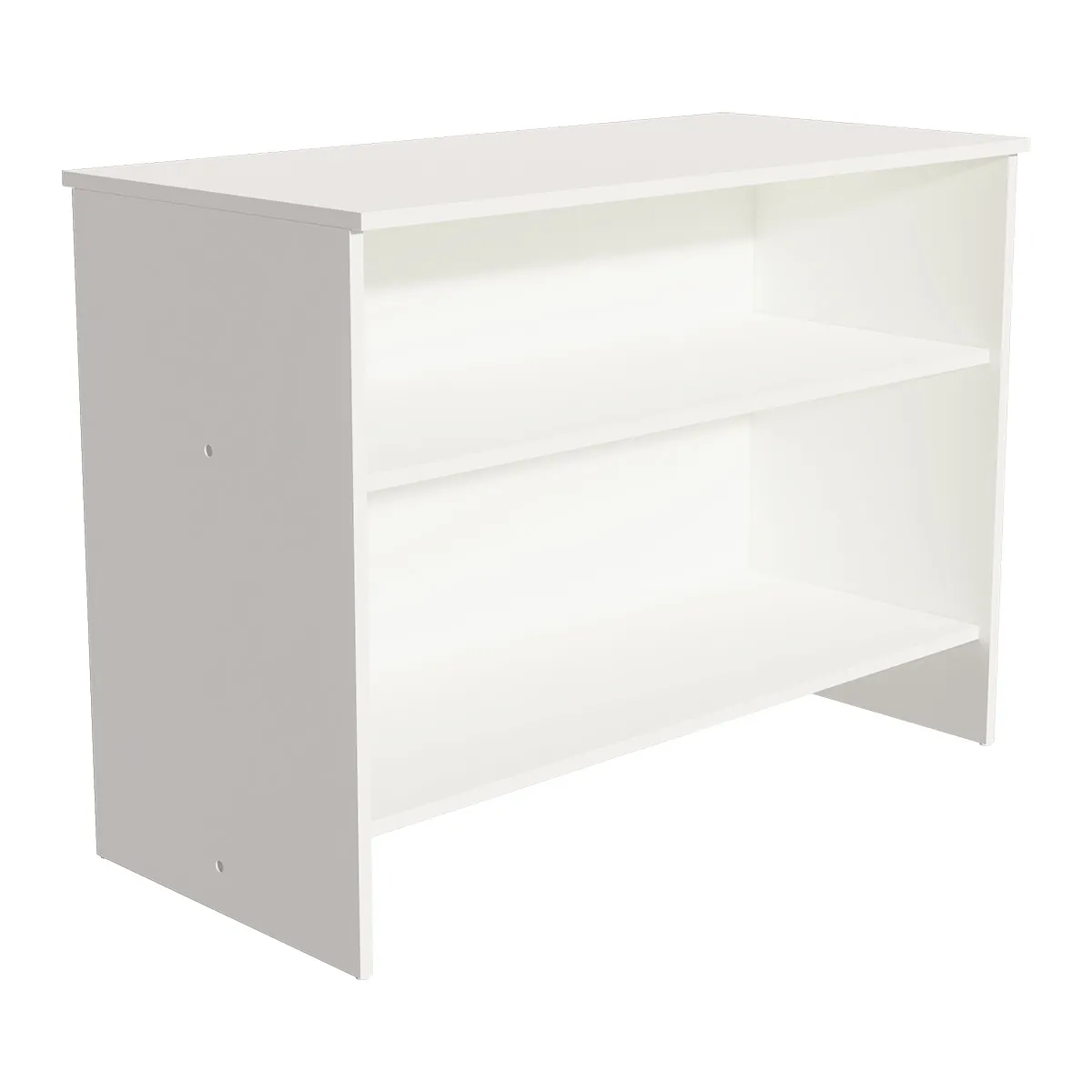 Comptoir d'accueil blanc craie 120 x 52 x 88 cm - Comptoirs One-2