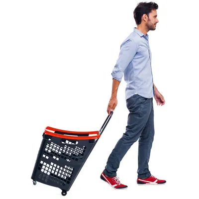 Panier à roulettes - Paniers magasin-3