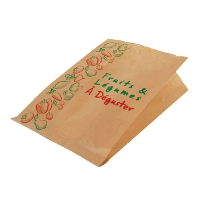 Sac fruits et légumes kraft brun 500g 14 x 9 x 21 cm - Sac papier primeur - Lot de 1000 - Sacs fruits et légumes-2