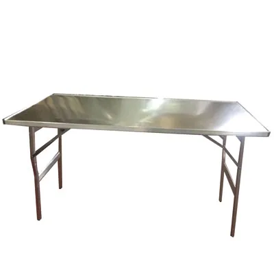 Table pliante de marché alu renforcée avec plateau 150 x 80 x 80 cm - Etalages de marché