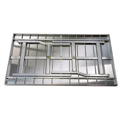 Table pliante marché aluminium 150 x 80 x 80 cm - Table de marché - Tables de marché, étals de marché-1
