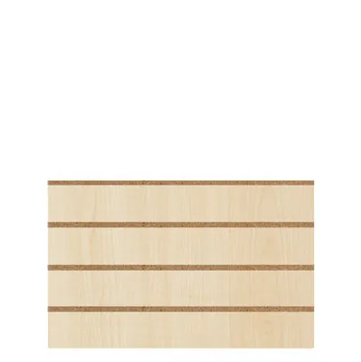 Panneau rainuré Érable, entraxe 15 cm - Ligne Memphis