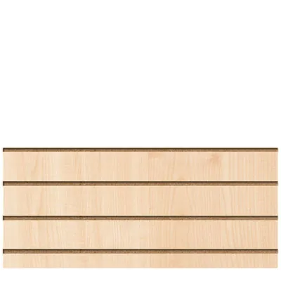 Panneau rainuré Érable, entraxe 15 cm - Ligne Memphis