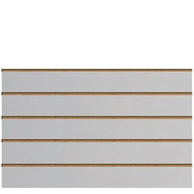 Panneau rainuré Gris clair, entraxe 15 cm - Ligne Memphis