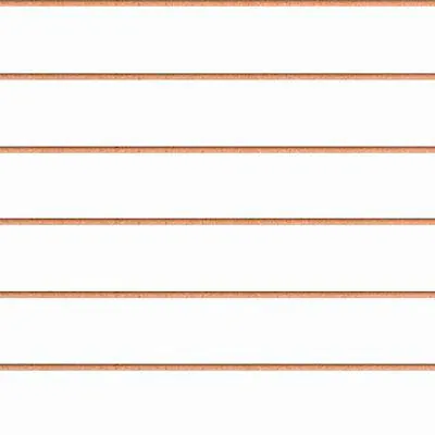 Panneau rainuré Blanc Craie, entraxe 20 cm - Ligne Crémawall