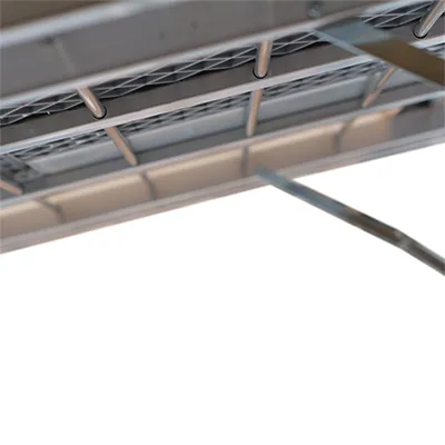 Table de marché inclinée alu, table de maraicher 150 x 120 x 85/58 cm - Tables de marché, étals de marché-3