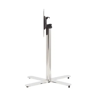 Pied de table métal brossé 48,5 x 48,5 x 72 cm - Tables-1