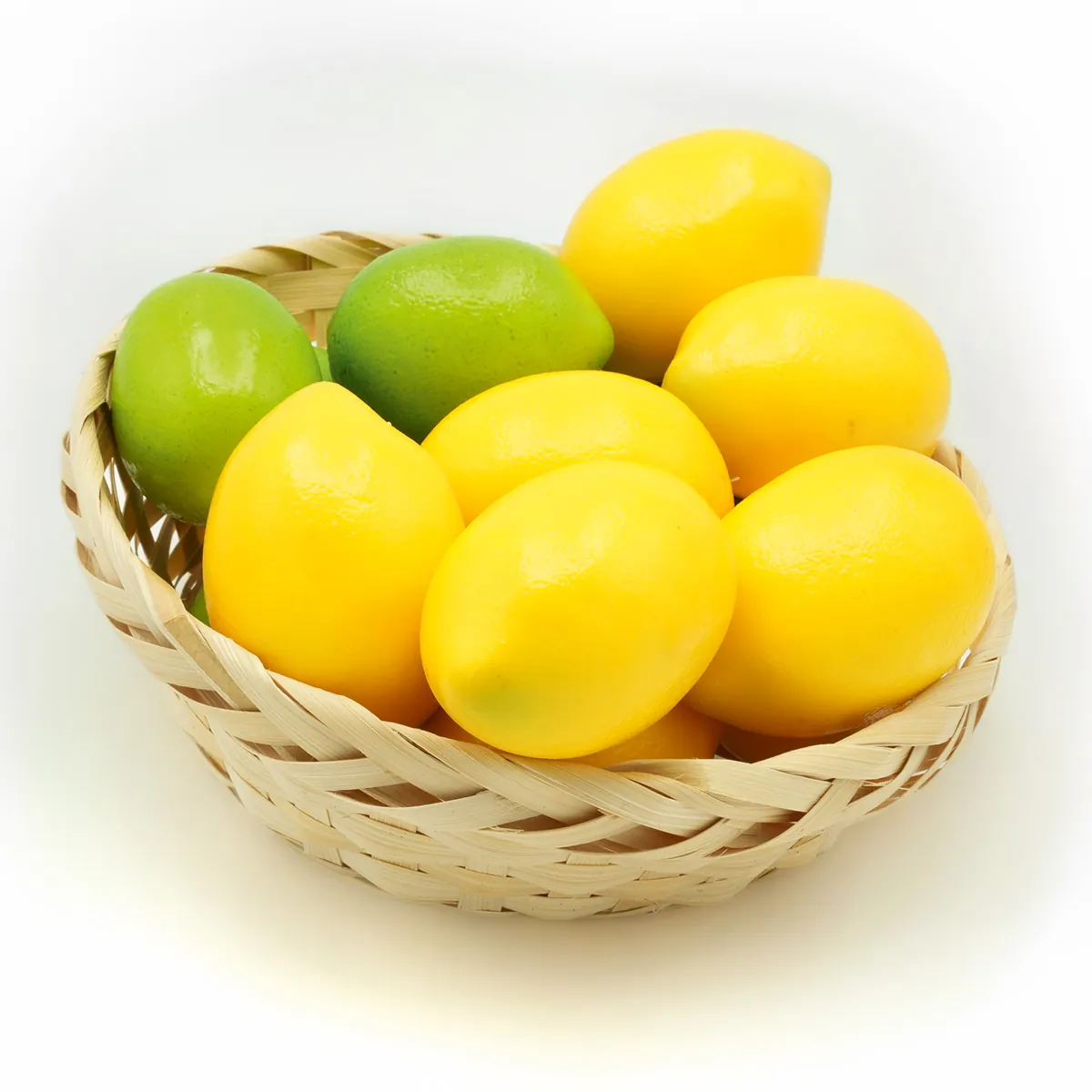 Corbeille bambou ronde naturel ø 23,5 x 7 cm, paquet de 10 - Corbeilles bambou-1