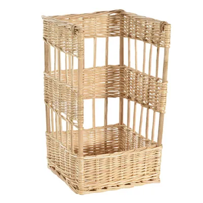 Claie à pain rectangulaire en osier 30 x 30 x 50 cm - Vanneries