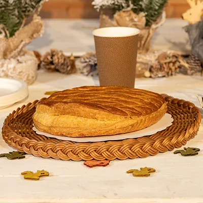 Plateau rond tressé plastique marron ø 30 x H 2 cm - Vanneries-1