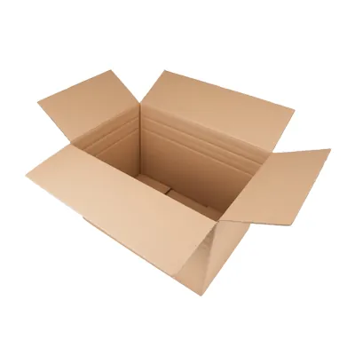 Caisse carton - Caisse américaine carton hauteur variable - carton double cannelure 60 x 40 x 30/40 cm – Lot de 10 - Caisses américaines cartons-4