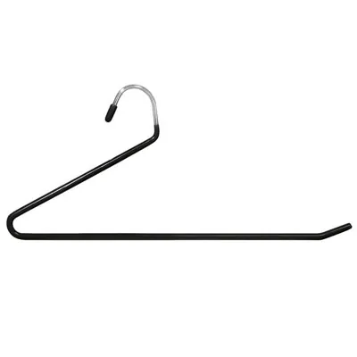 Cintre antidérapant porte pantalon fil gainé 35,5 cm - Cintre pantalon - Lot de 10 - Cintres métal
