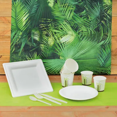 Gobelet expresso 10 cl ø 6,2 x 6,3 cm - Gobelet carton - Gobelet café - Blanc / Bio - Lot de 50 - Gobelets et verres jetables-1