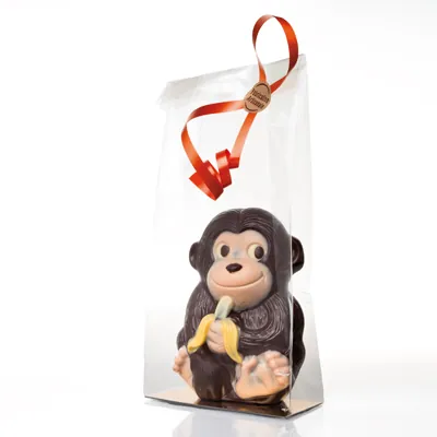 Sachet transparent fond carton or / argent 16 x 8 x 42 cm OPPC 35µ - Sachet confiserie - Sachet bonbons - Lot de 100 - Sachets bonbon, Sachets confiserie-4