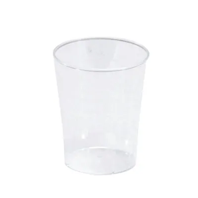 Gobelet plastique 5 cl ø 4,2 x 5,2 cm - Gobelet réutilisable - Verre plastique - Transparent - Lot de 50 - Gobelets plastique, Flûtes plastique, Verres à pied plastique