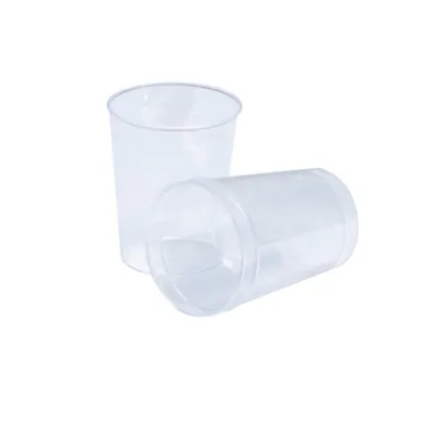 Gobelet plastique 5 cl ø 4,2 x 5,2 cm - Gobelet réutilisable - Verre plastique - Transparent - Lot de 50 - Gobelets plastique, Flûtes plastique, Verres à pied plastique-1