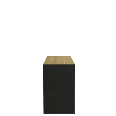 Pochette cadeau kraft vergé noir 7 x 12 cm - Sachet kraft - Lot de 250 - Pochettes cadeaux unies