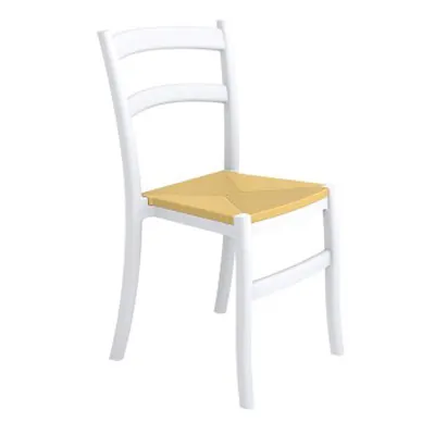 Chaise de réception Tiffany blanc 45 x 51 x 85 cm - Chaises de terrasse