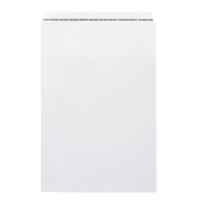 Sachet plastique transparent avec rabat adhésif 15,2 x 19,5 cm PP 30µ - Sachet de conditionnement - Lot de 50 - Sacs rabats adhésifs