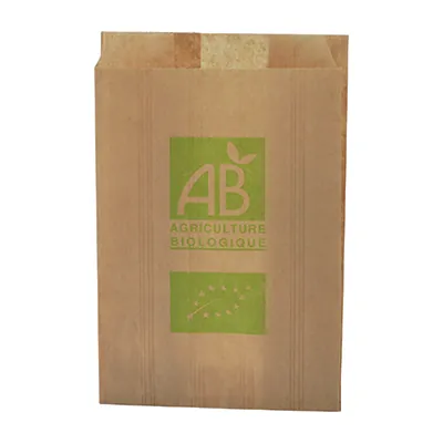 Sac fruits et légumes Bio kraft brun 500g 14 x 9 x 21 cm - Sac papier primeur - Lot de 1000 - Sacs fruits et légumes