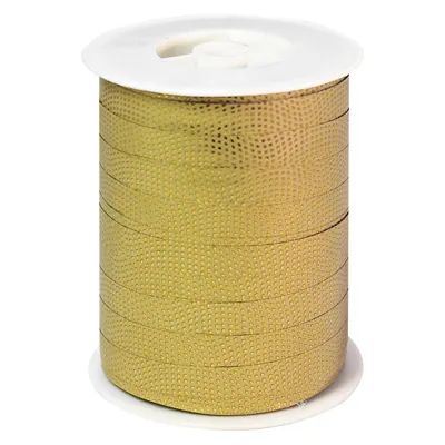 Bolduc noir et or Komodo Starmétal 10 mm x 250 m polypropylène - Bolducs imprimés et à motifs